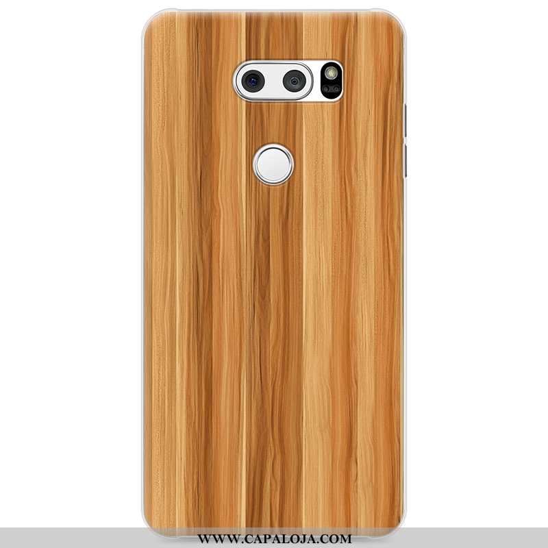 Capa Lg V30 Protetoras Capas Madeira Cinza, Lg V30 Personalizado Baratas