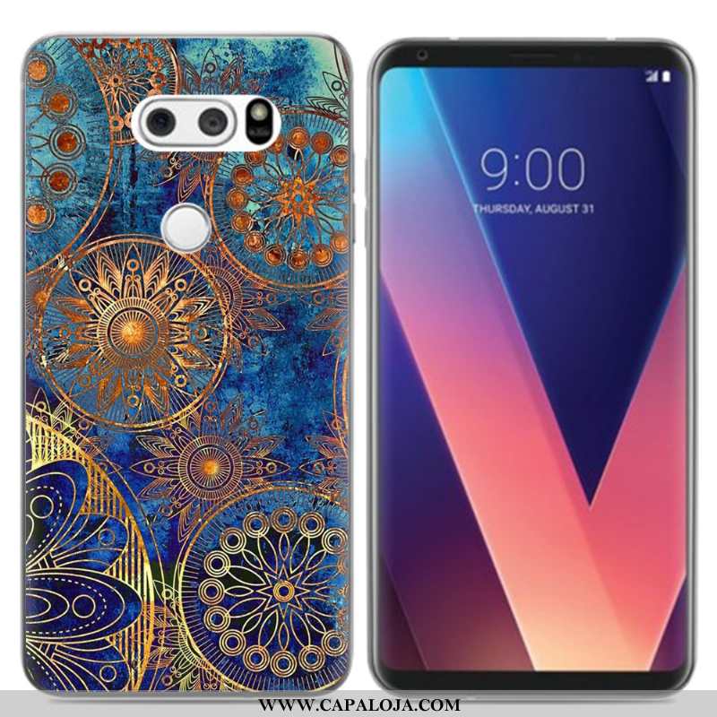 Capa Lg V30 Soft Pequena Criativas Capas Preto, Lg V30 Silicone Promoção