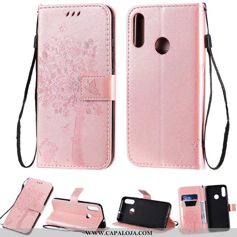 Capa Moto E6 Plus Couro Capas Cases Antiqueda Rosa, Moto E6 Plus Protetoras Promoção