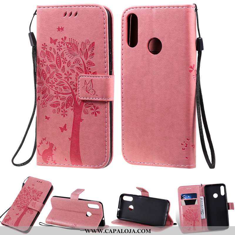 Capa Moto E6 Plus Couro Capas Cases Antiqueda Rosa, Moto E6 Plus Protetoras Promoção