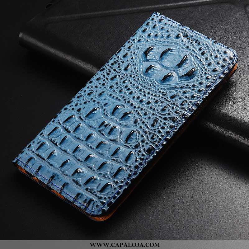 Capa Moto G7 Couro Crocs Nova Completa Castanho, Capas Moto G7 Soft Venda