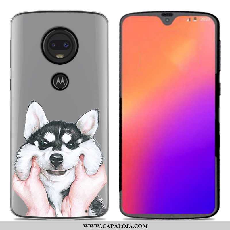 Capa Moto G7 Desenho Animado Nova Capas Personalizado Rosa, Moto G7 Soft Barato