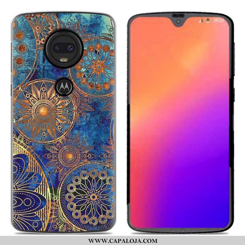 Capa Moto G7 Desenho Animado Nova Capas Personalizado Rosa, Moto G7 Soft Barato