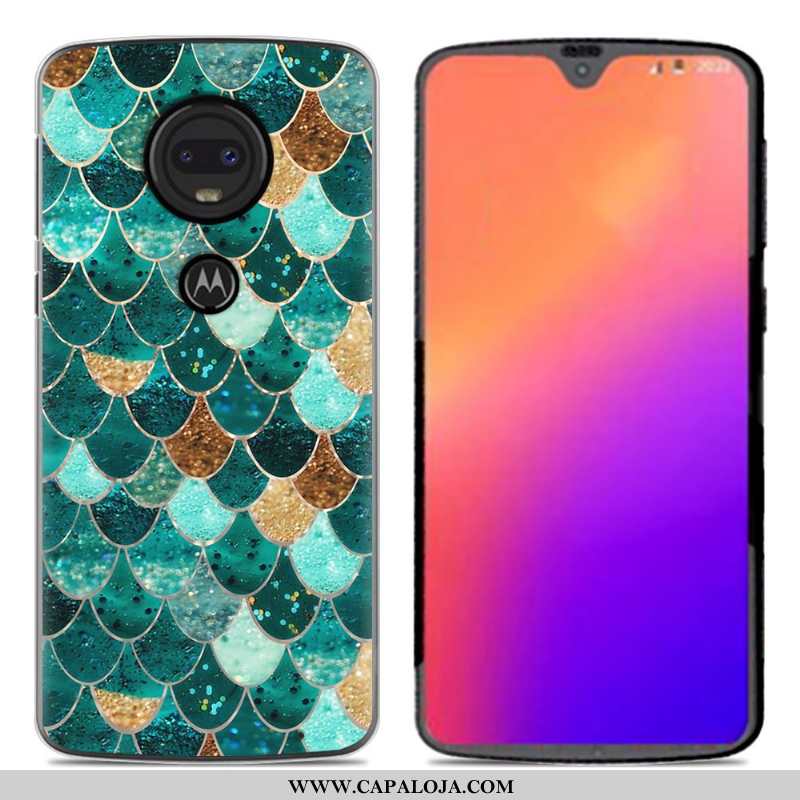 Capa Moto G7 Desenho Animado Nova Capas Personalizado Rosa, Moto G7 Soft Barato