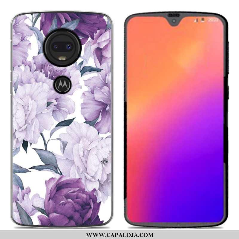 Capa Moto G7 Desenho Animado Nova Capas Personalizado Rosa, Moto G7 Soft Barato