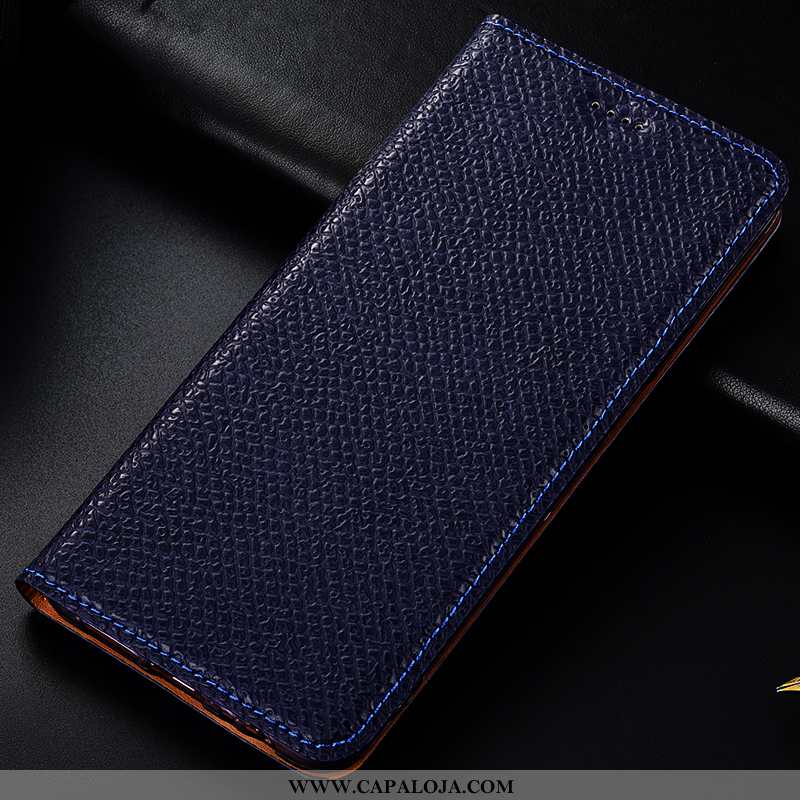 Capa Moto G7 Play Couro Legitimo Antiqueda Telemóvel Malha Vermelho, Capas Moto G7 Play Couro Venda