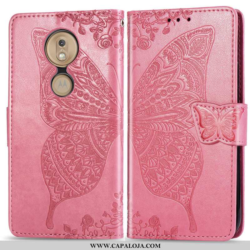 Capa Moto G7 Play Fofas Protetoras Lisas Cases Rosa, Capas Moto G7 Play Couro Barato