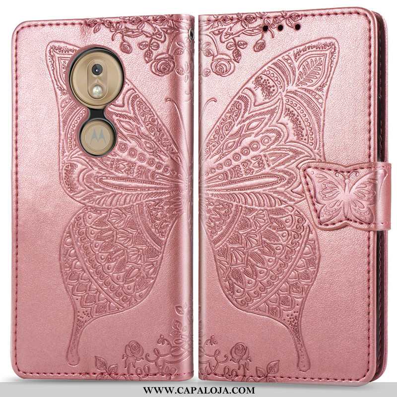 Capa Moto G7 Play Fofas Protetoras Lisas Cases Rosa, Capas Moto G7 Play Couro Barato