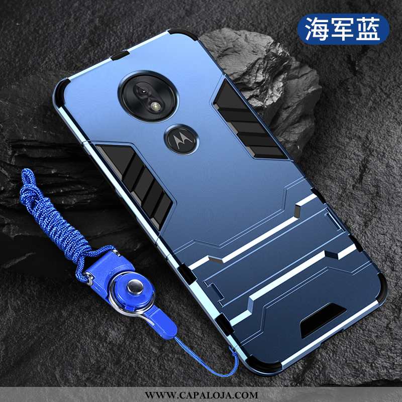 Capa Moto G7 Play Personalizada Antiqueda Suporte Soft Preto, Capas Moto G7 Play Criativas Promoção