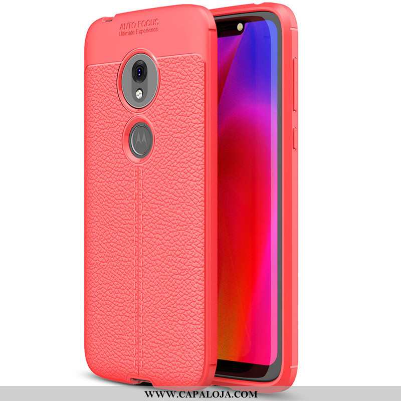 Capa Moto G7 Play Soft Masculino Vermelha Silicone Vermelho, Capas Moto G7 Play Protetoras Comprar