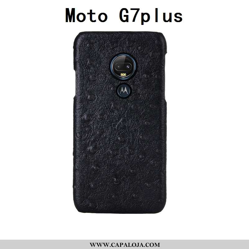 Capa Moto G7 Plus Luxo Cases Capas Telemóvel Preto, Moto G7 Plus Personalizado Baratos