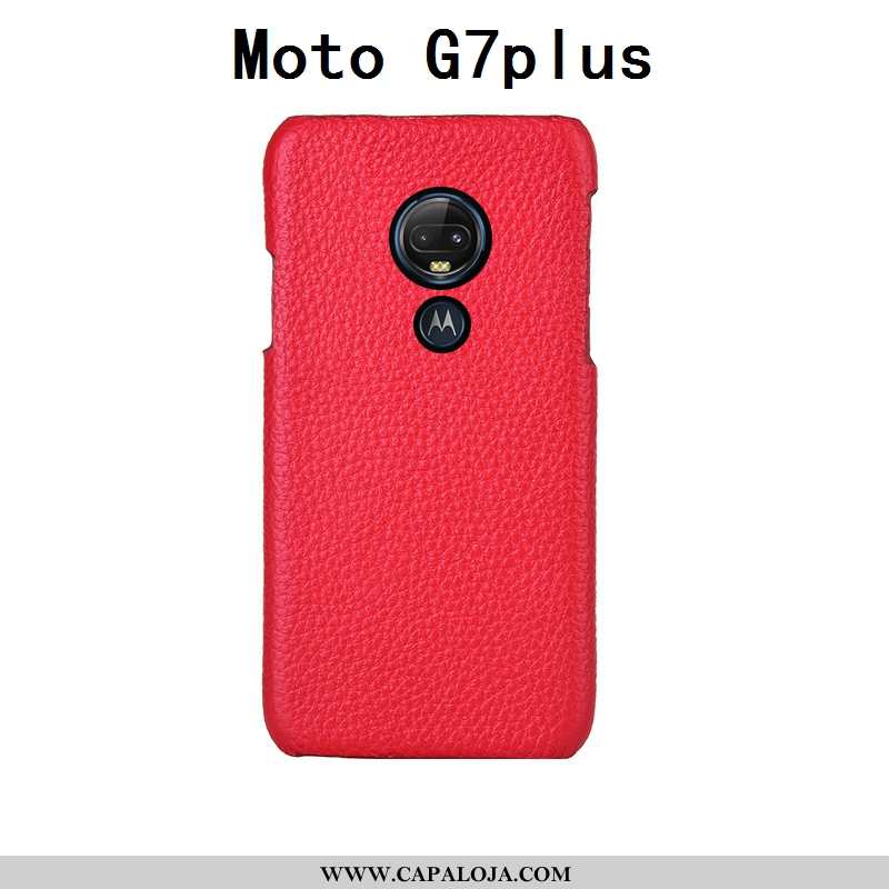 Capa Moto G7 Plus Personalizada Capas Cases Luxo Vermelho, Moto G7 Plus Criativas Venda