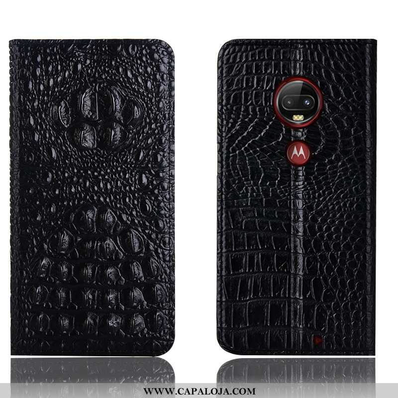 Capa Moto G7 Plus Protetoras Capas Cover Antiqueda Preto, Moto G7 Plus Couro Genuíno Baratas