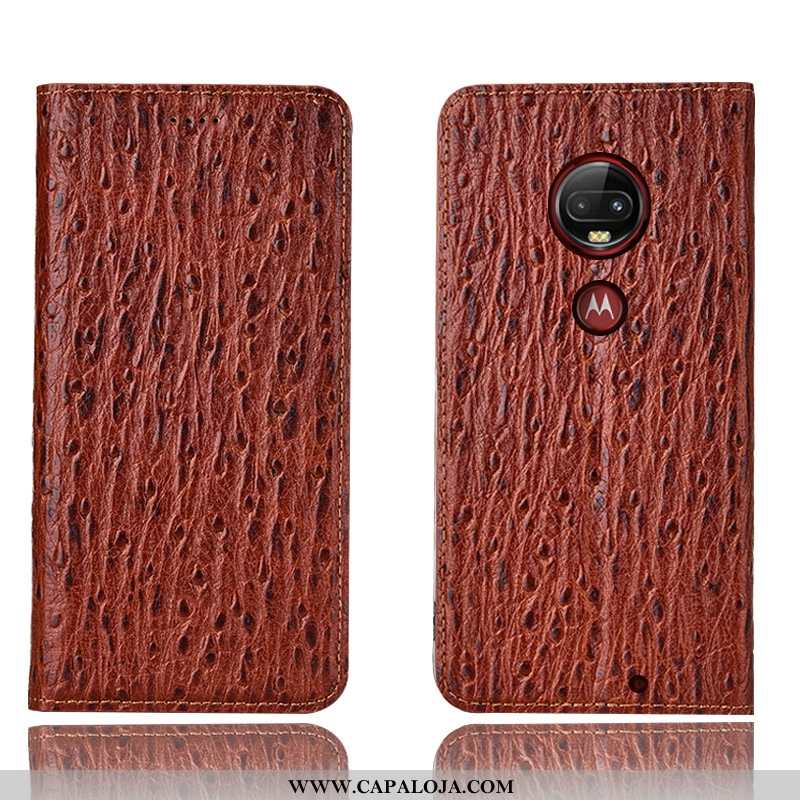 Capa Moto G7 Plus Protetoras Vermelha Capas Pássaro Vermelho, Moto G7 Plus Couro Legitimo Venda