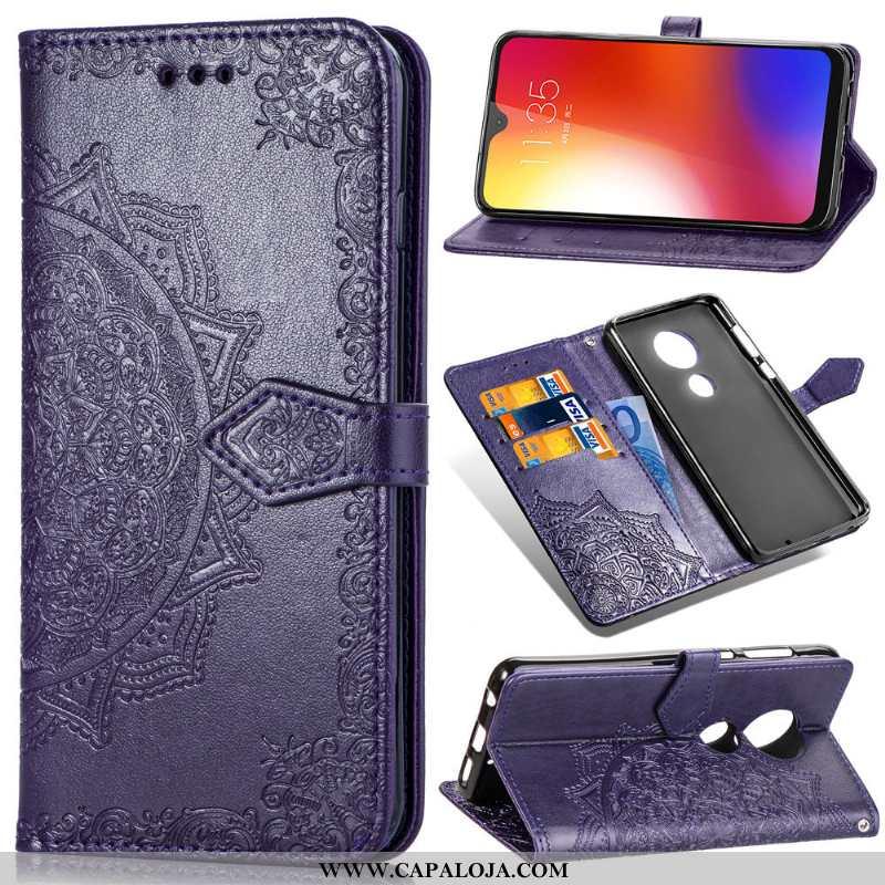 Capa Moto G7 Power Cordao Cases Cover Rosa, Capas Moto G7 Power Couro Baratos