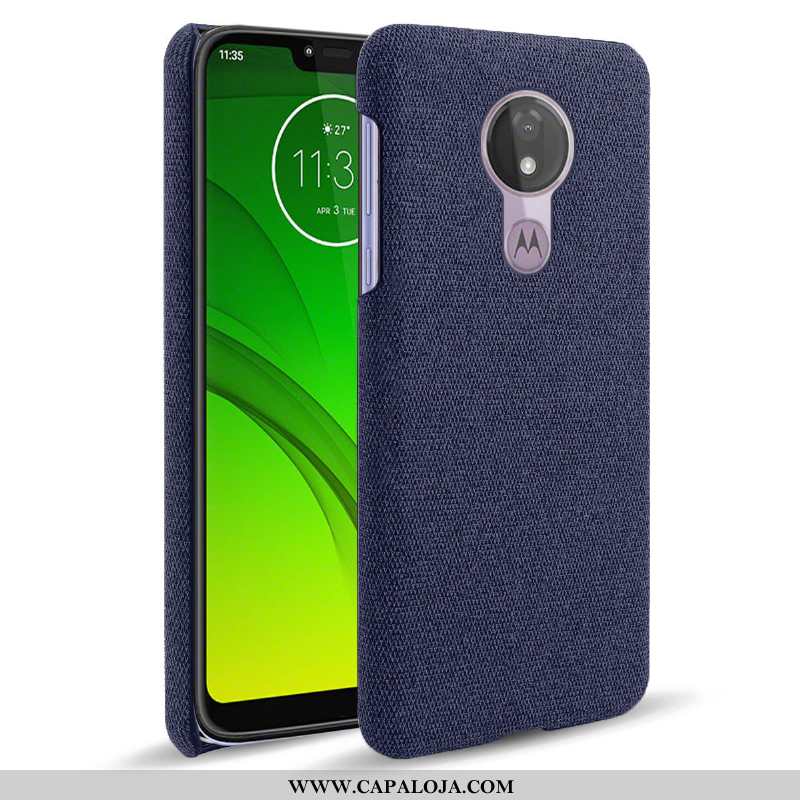 Capa Moto G7 Power Protetoras Antiderrapante Tecido Cinza, Capas Moto G7 Power Barato