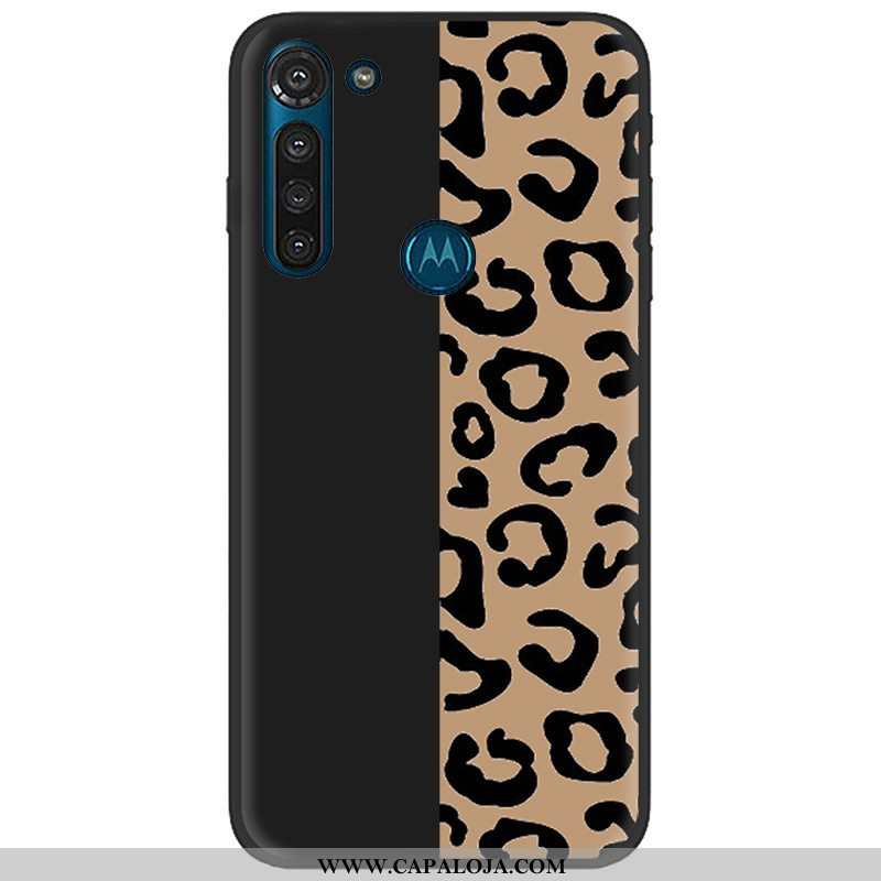 Capa Moto G8 Power Fosco Tecido Telemóvel Soft Rosa, Capas Moto G8 Power Tendencia Venda