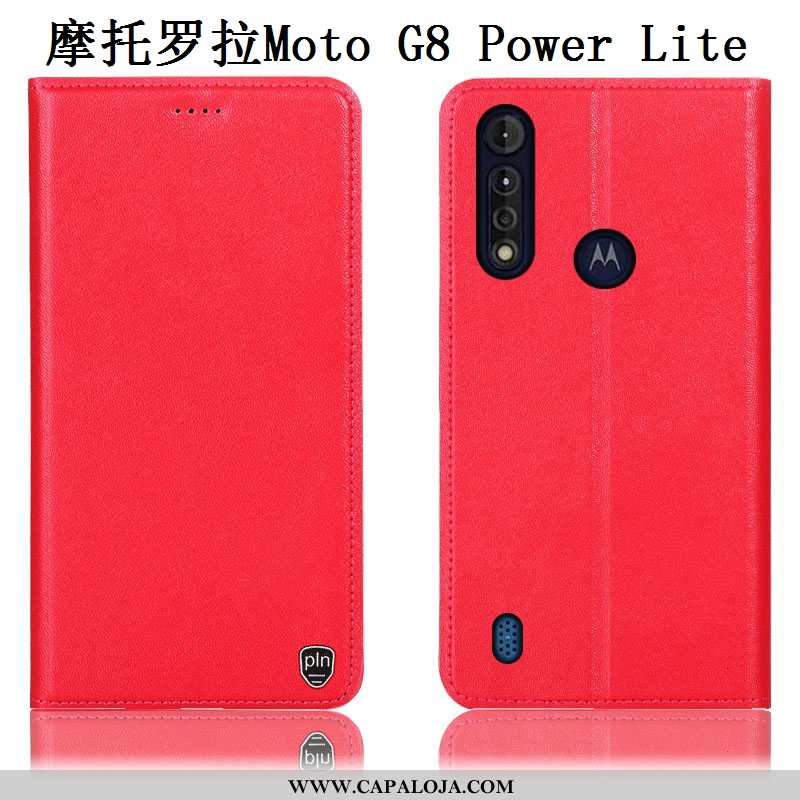 Capa Moto G8 Power Lite Protetoras Antiqueda Capas Cases Preto, Moto G8 Power Lite Couro Legitimo Pr