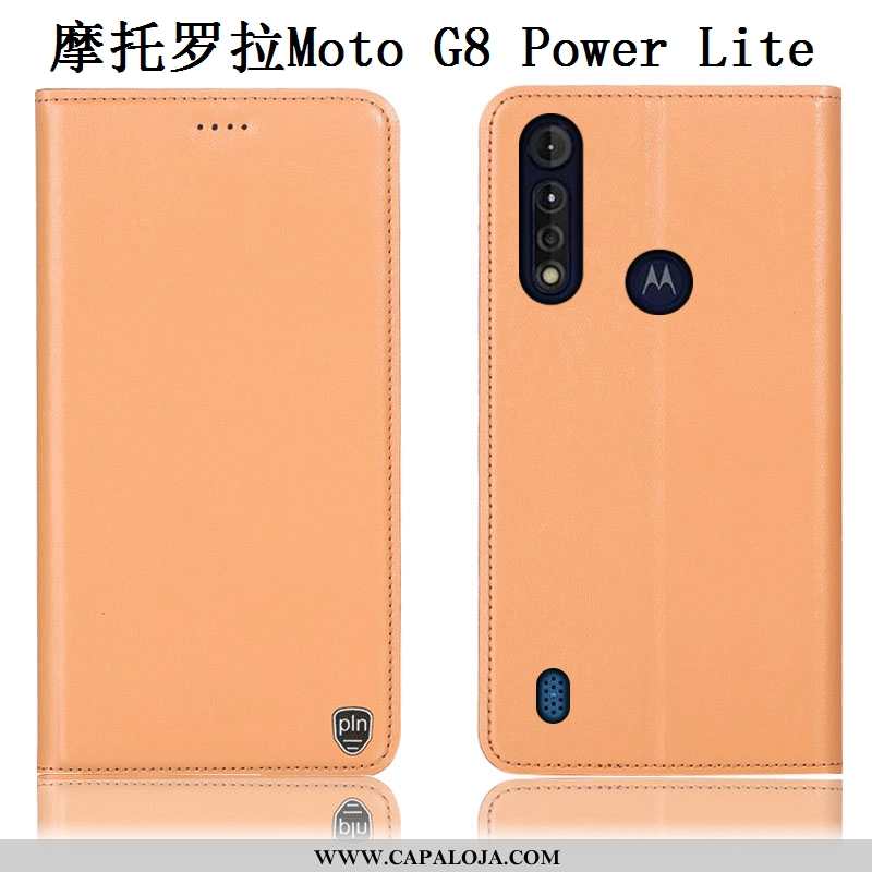 Capa Moto G8 Power Lite Protetoras Antiqueda Capas Cases Preto, Moto G8 Power Lite Couro Legitimo Pr