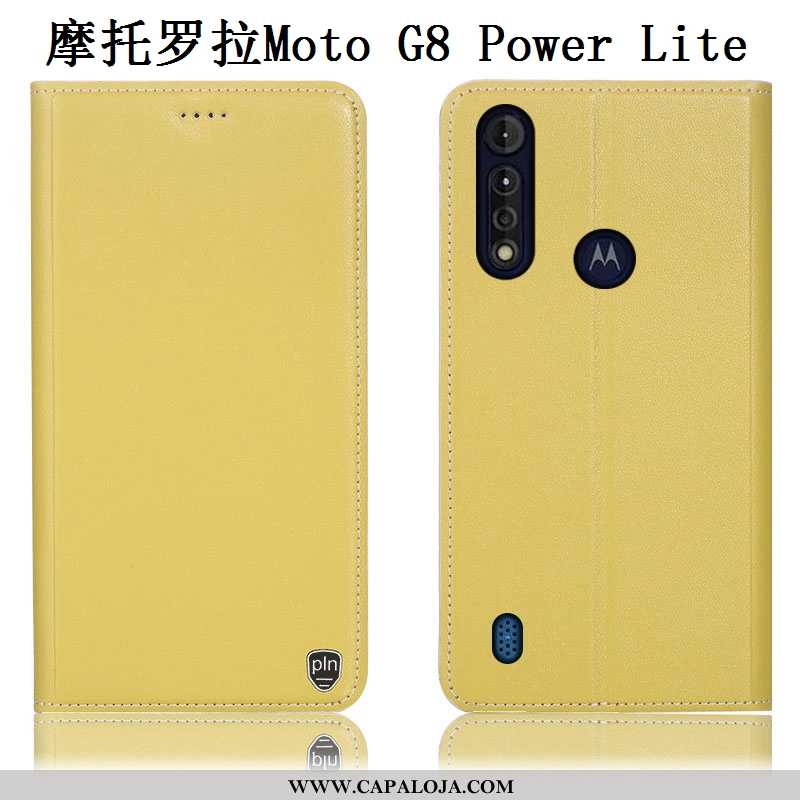 Capa Moto G8 Power Lite Protetoras Antiqueda Capas Cases Preto, Moto G8 Power Lite Couro Legitimo Pr