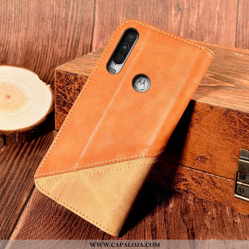 Capa Motorola One Action Protetoras Antiqueda Suporte Completa Vermelho, Capas Motorola One Action C