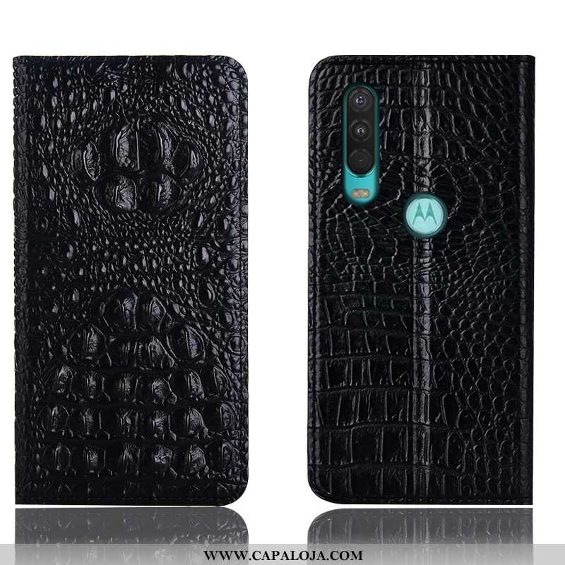 Capa Motorola One Action Protetoras Cases Telemóvel Antiqueda Azul, Capas Motorola One Action Couro 