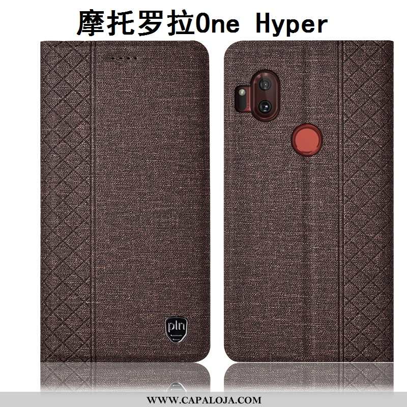 Capa Motorola One Hyper Protetoras Capas Cases Marrom Castanho, Motorola One Hyper Linho Comprar