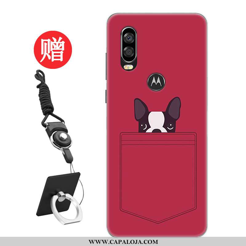 Capa Motorola One Vision Personalizada Costume Protetoras Vermelha Vermelho, Capas Motorola One Visi