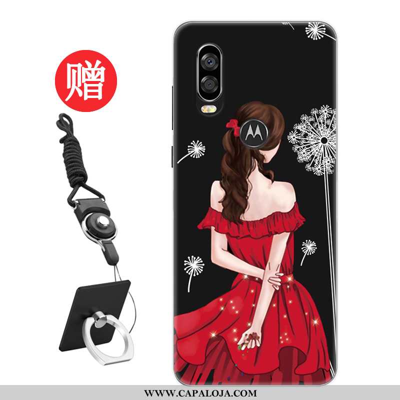 Capa Motorola One Vision Personalizada Costume Protetoras Vermelha Vermelho, Capas Motorola One Visi