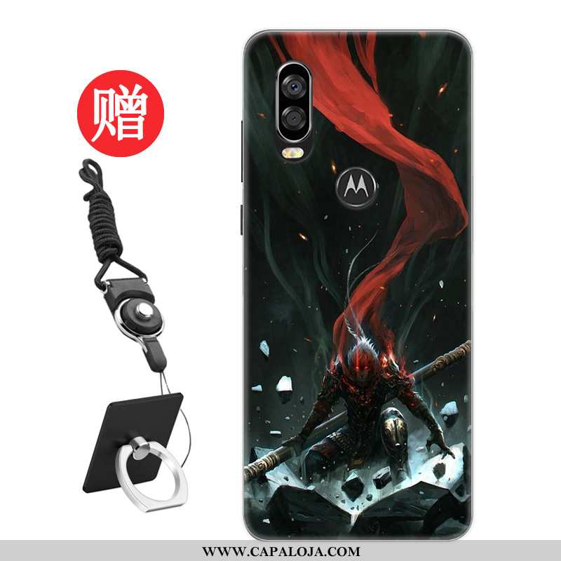 Capa Motorola One Vision Personalizada Costume Protetoras Vermelha Vermelho, Capas Motorola One Visi