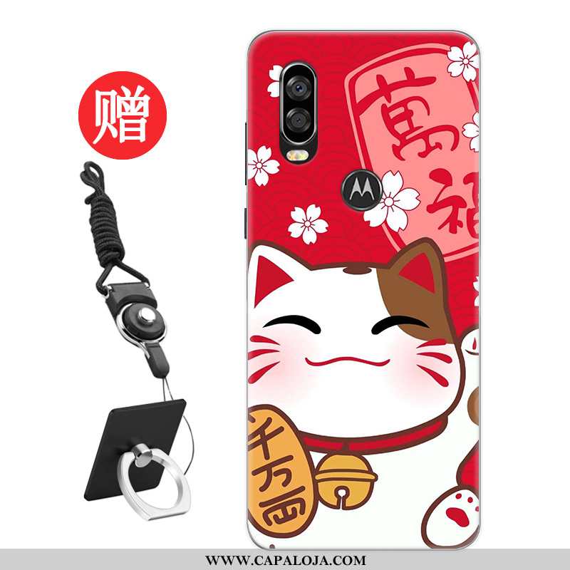 Capa Motorola One Vision Personalizada Costume Protetoras Vermelha Vermelho, Capas Motorola One Visi