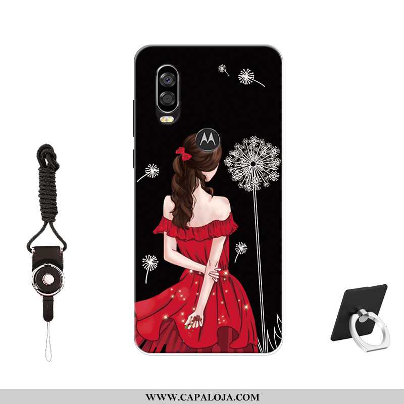 Capa Motorola One Vision Silicone Customizadas Cases Protetoras Preto, Capas Motorola One Vision Ten