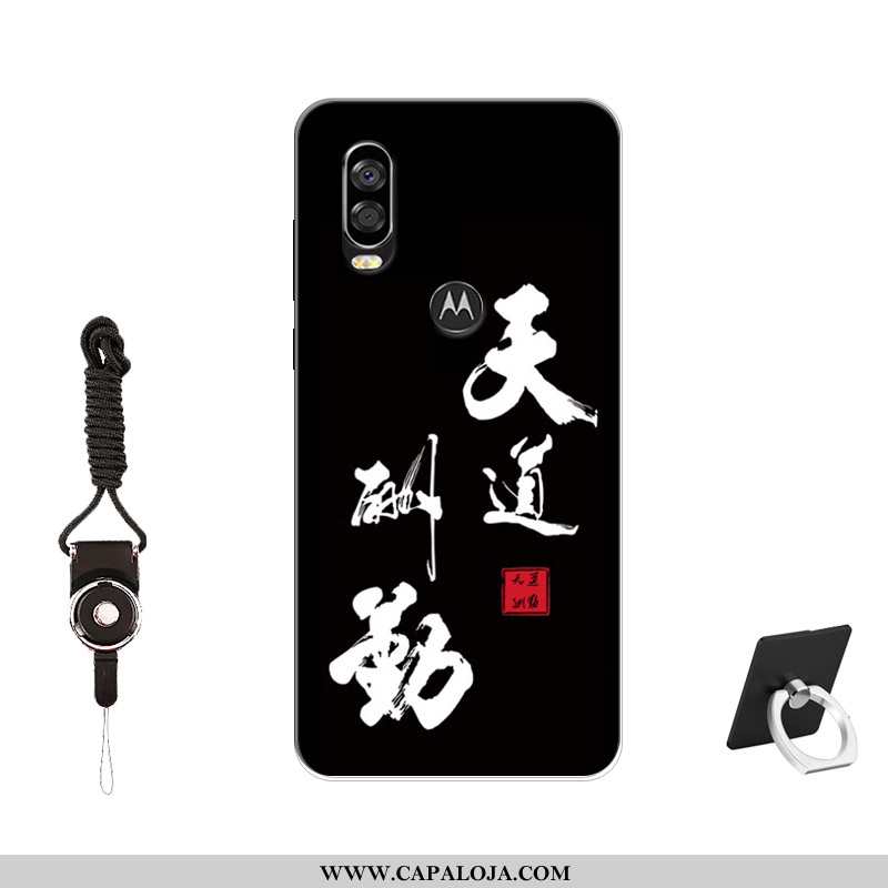 Capa Motorola One Vision Silicone Customizadas Cases Protetoras Preto, Capas Motorola One Vision Ten