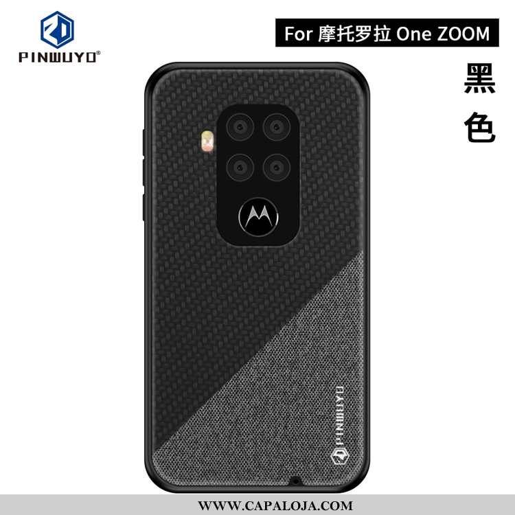 Capa Motorola One Zoom Super Capas Lona Telemóvel Azul Escuro, Motorola One Zoom Slim Online