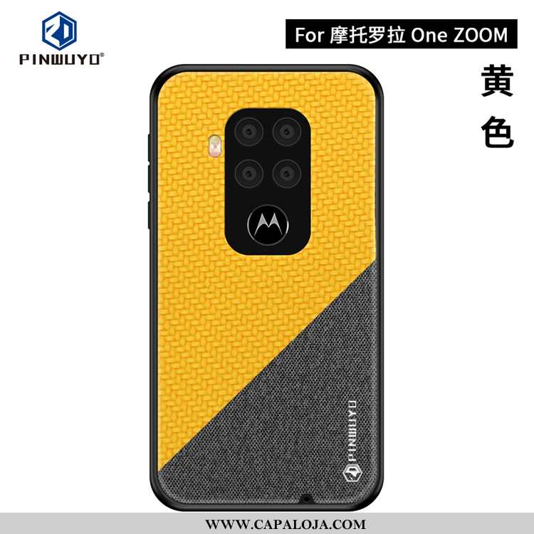 Capa Motorola One Zoom Super Capas Lona Telemóvel Azul Escuro, Motorola One Zoom Slim Online