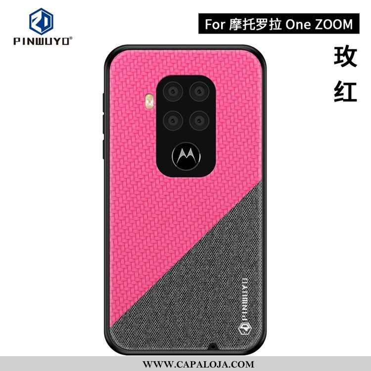 Capa Motorola One Zoom Super Capas Lona Telemóvel Azul Escuro, Motorola One Zoom Slim Online