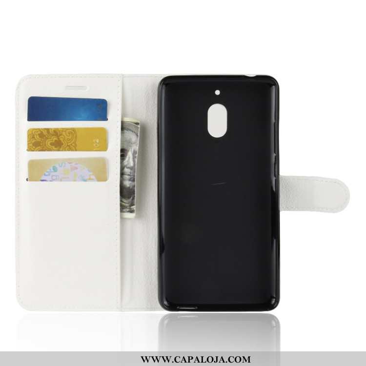 Capa Nokia 2.1 Couro Feminino Antiqueda Preto, Capas Nokia 2.1 Protetoras Online