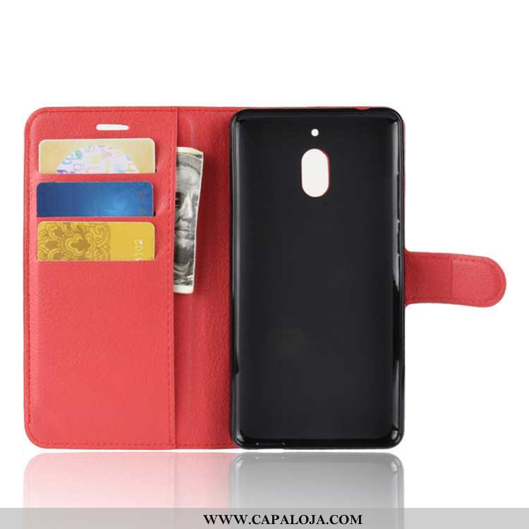 Capa Nokia 2.1 Couro Feminino Antiqueda Preto, Capas Nokia 2.1 Protetoras Online