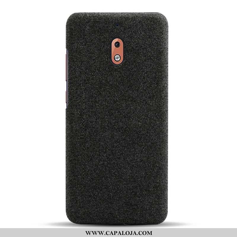 Capa Nokia 2.1 Slim Antiqueda Capas Tecido Cinza, Nokia 2.1 Protetoras Promoção