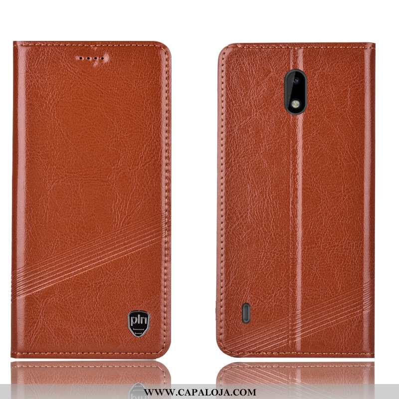 Capa Nokia 2.2 Protetoras Fio Cases Telemóvel Castanho, Capas Nokia 2.2 Couro Genuíno Comprar