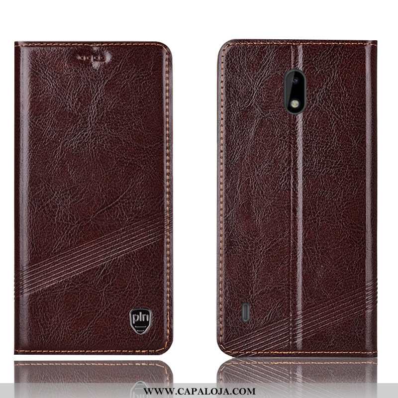 Capa Nokia 2.2 Protetoras Fio Cases Telemóvel Castanho, Capas Nokia 2.2 Couro Genuíno Comprar