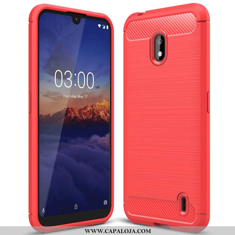 Capa Nokia 2.2 Protetoras Soft Vermelha Cases Vermelho, Capas Nokia 2.2 Silicone Venda