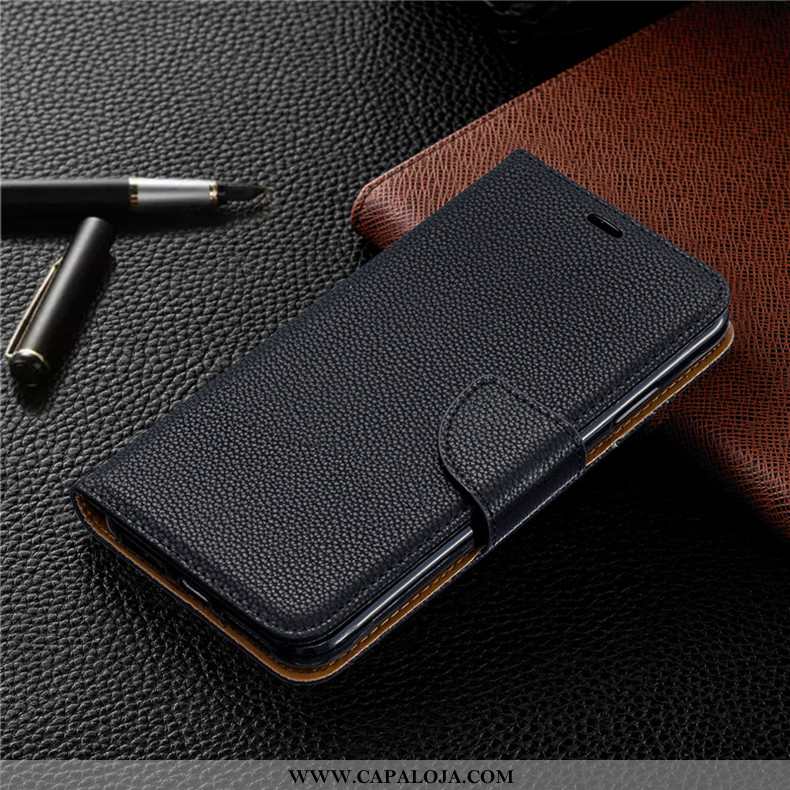 Capa Nokia 2.3 Couro Cover Masculino Preto, Capas Nokia 2.3 Protetoras Venda