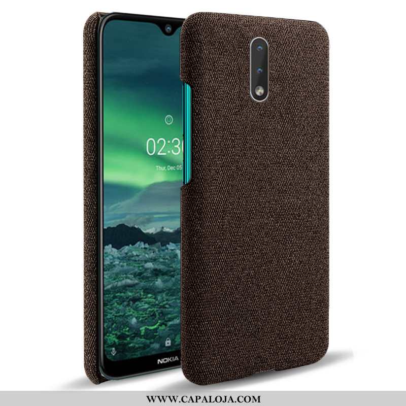 Capa Nokia 2.3 Protetoras Tecido Capas Telemóvel Castanho, Nokia 2.3 Cases Promoção