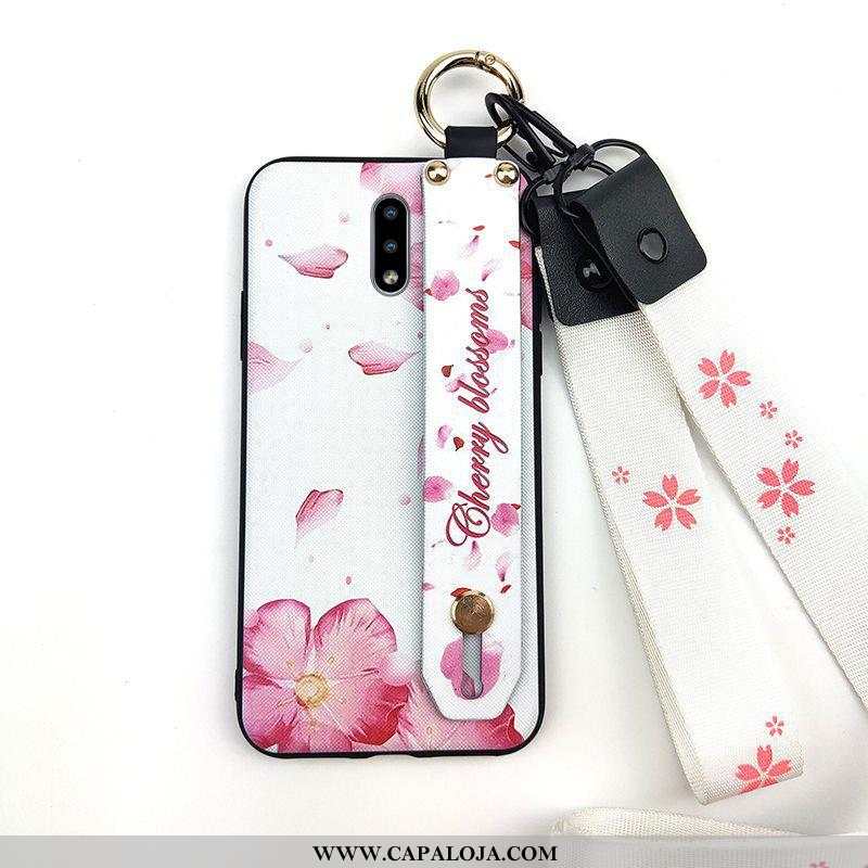 Capa Nokia 2.3 Soft Florais Novas Series Rosa, Capas Nokia 2.3 Cordao Venda