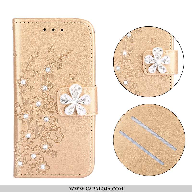 Capa Nokia 3.1 Couro Fold Rosa Cases, Capas Nokia 3.1 Protetoras Venda