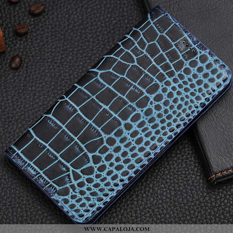 Capa Nokia 3.1 Couro Genuíno Telemóvel Azul Cases, Capas Nokia 3.1 Protetoras Comprar