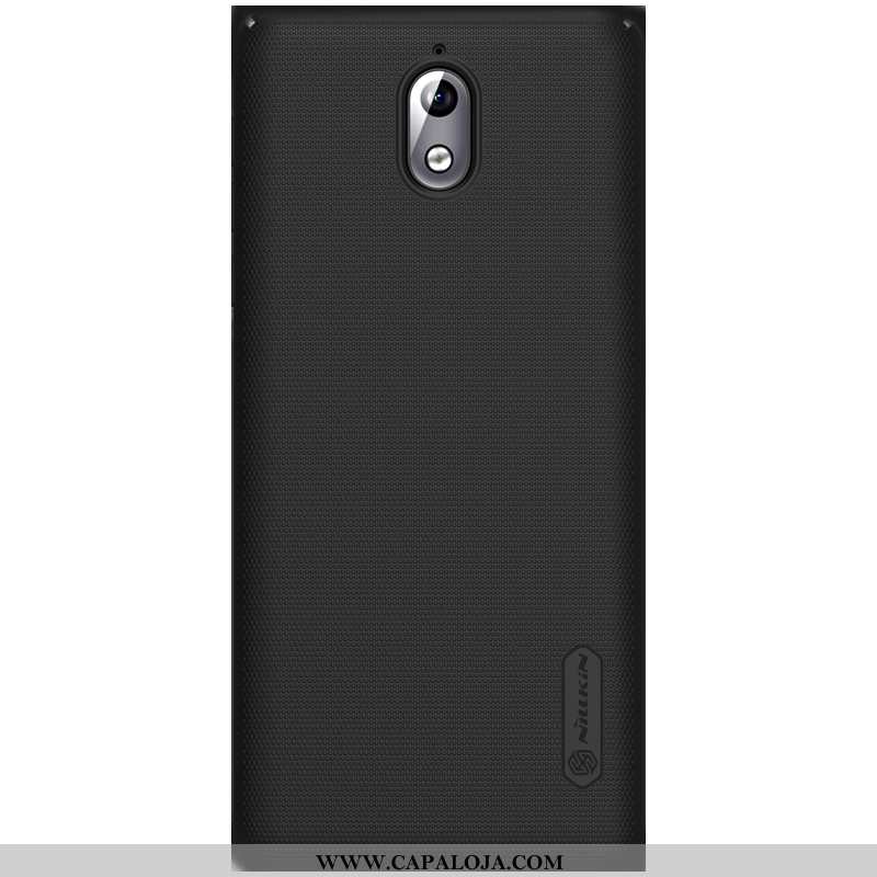 Capa Nokia 3.1 Fosco Resistente Capas Telemóvel Preto, Nokia 3.1 Protetoras Promoção