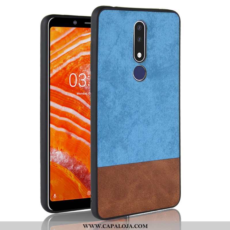 Capa Nokia 3.1 Plus Protetoras Completa Masculino Telemóvel Vermelho, Capas Nokia 3.1 Plus Colorbloc