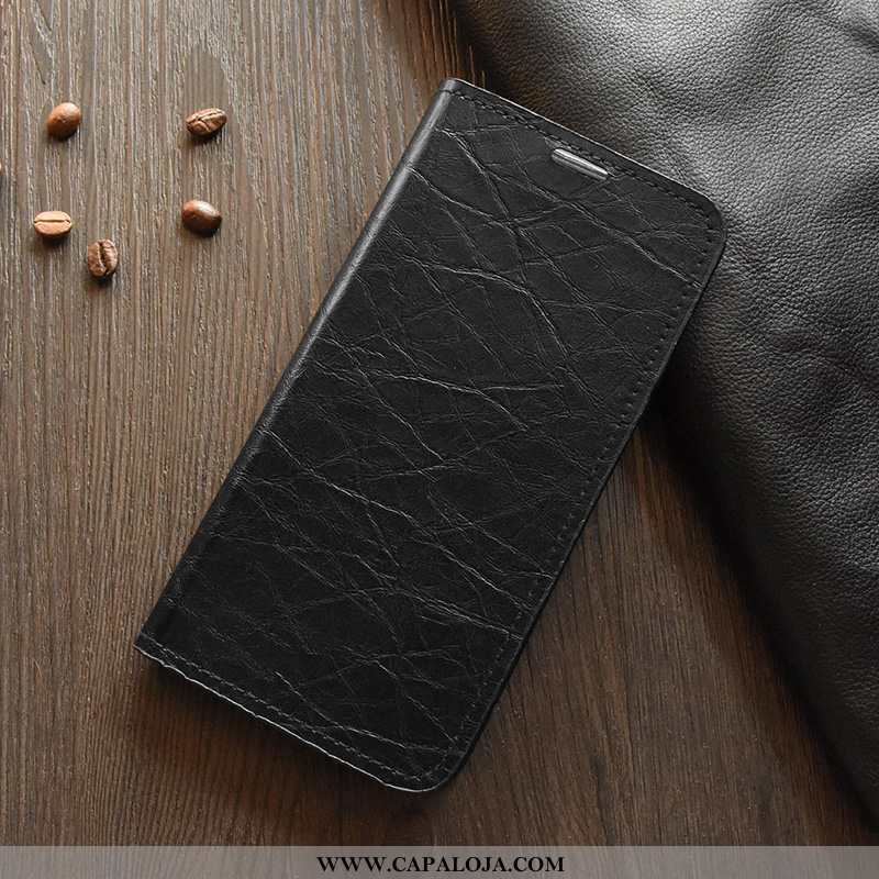 Capa Nokia 3.1 Plus Slim Telemóvel Protetoras Capas Preto, Nokia 3.1 Plus Couro Baratas